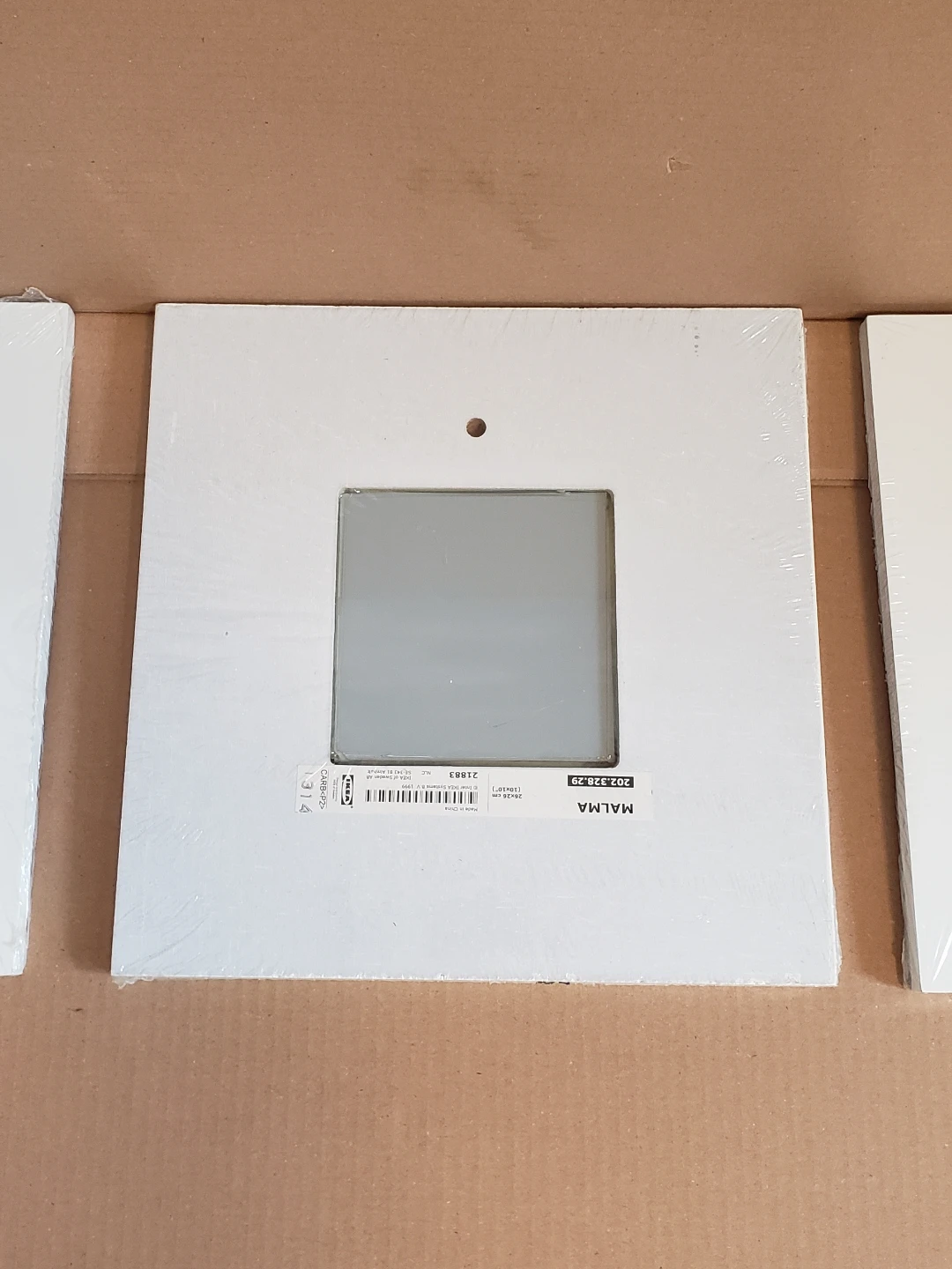 3 New IKEA Malma Square Mirror Photo Frames - photo 3