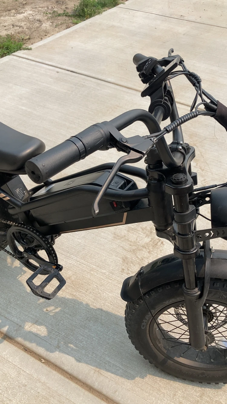 Black Fat Tire Electric Bike