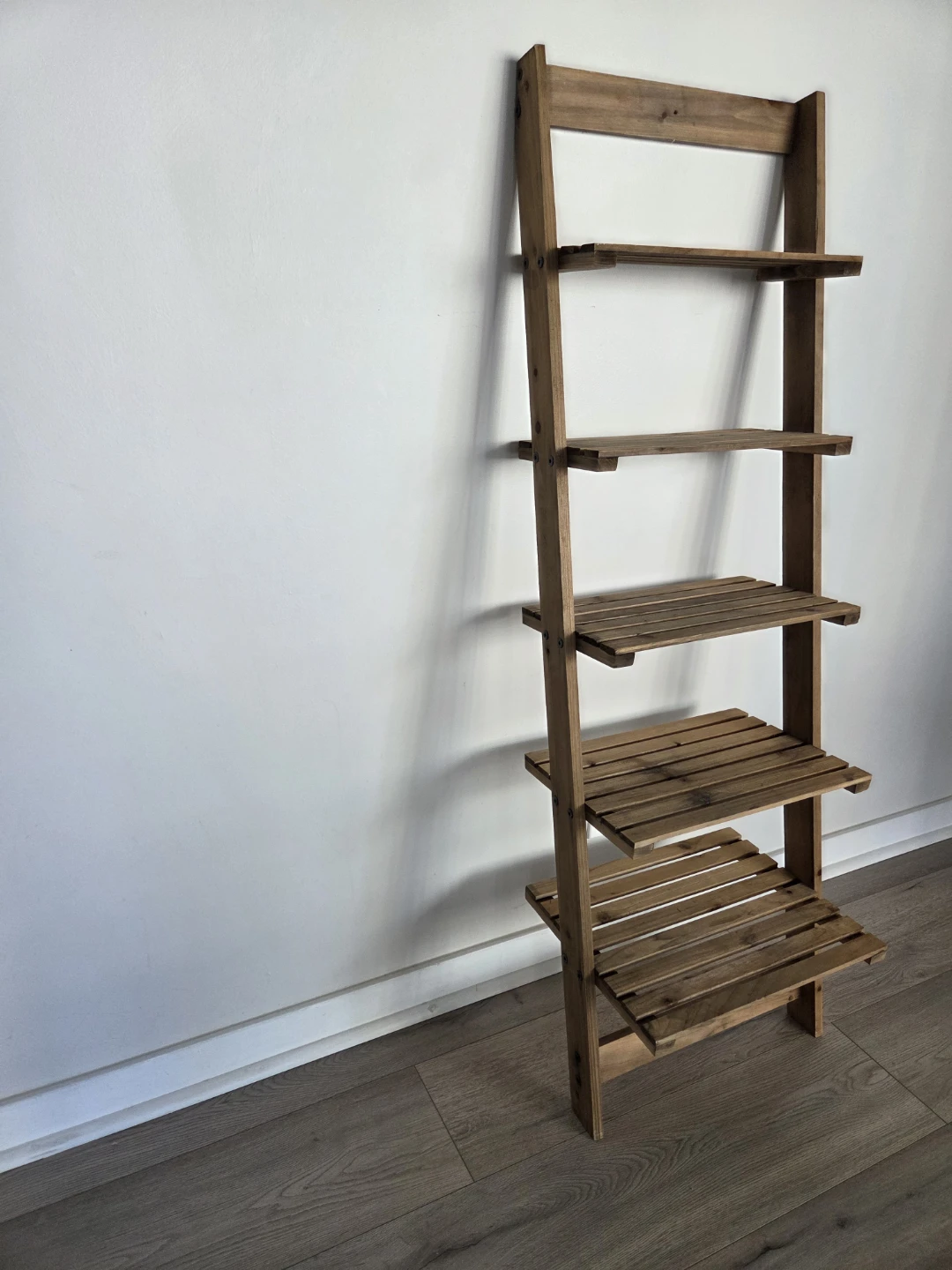 Wooden Ladder Shelf - photo 2