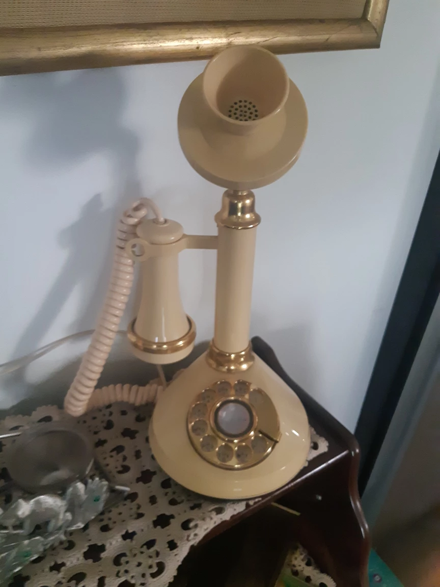Vintage Rotary Candlestick Phone