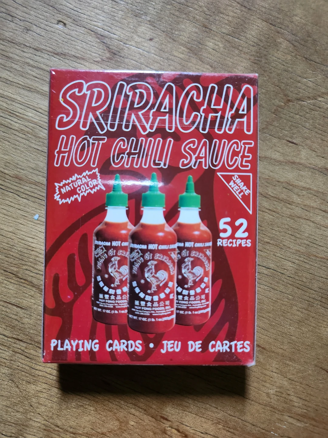Sriracha Hot Chili Sauce Playing Cards
