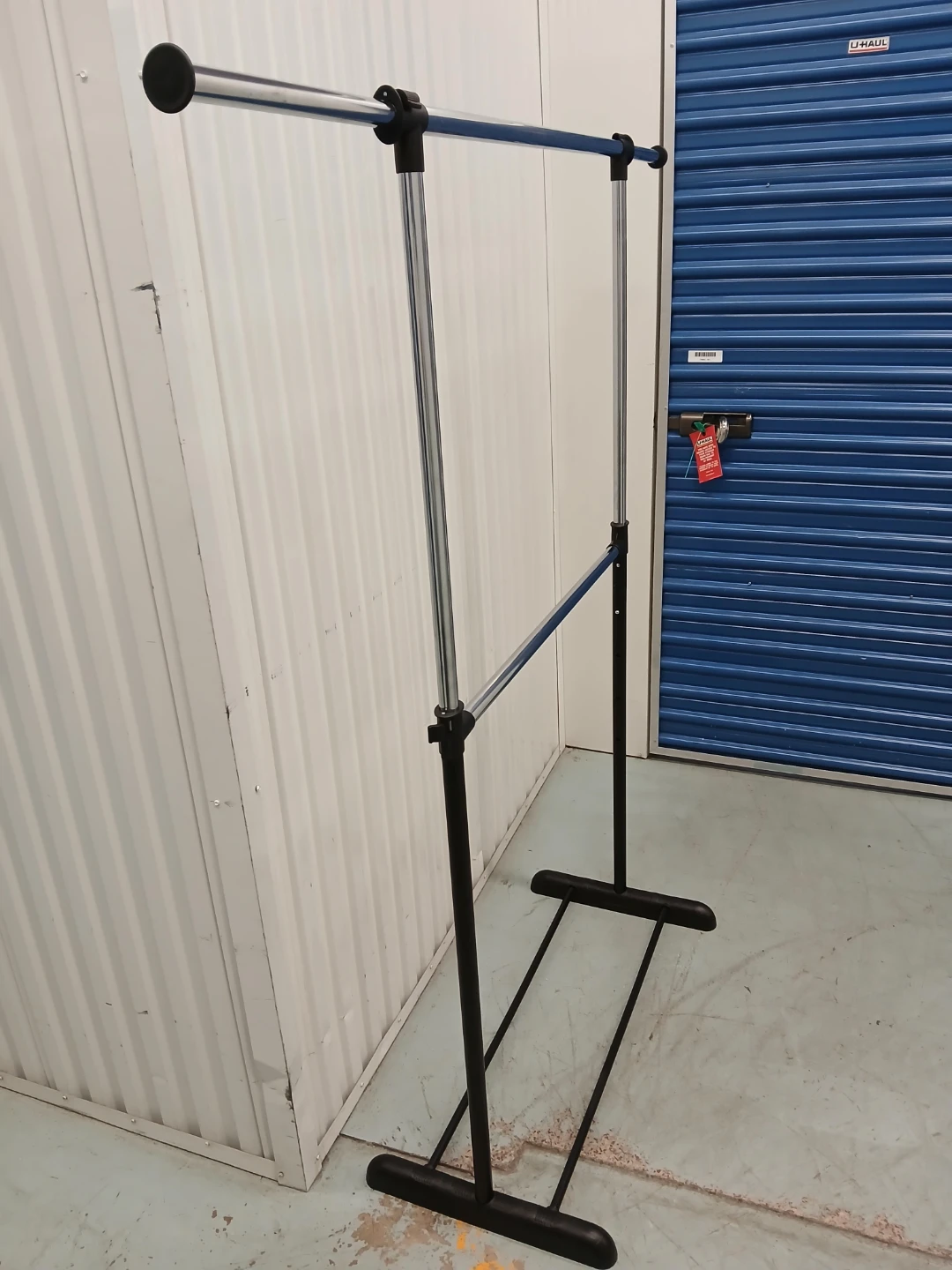 Double Rail Rolling Garment Rack - photo 2