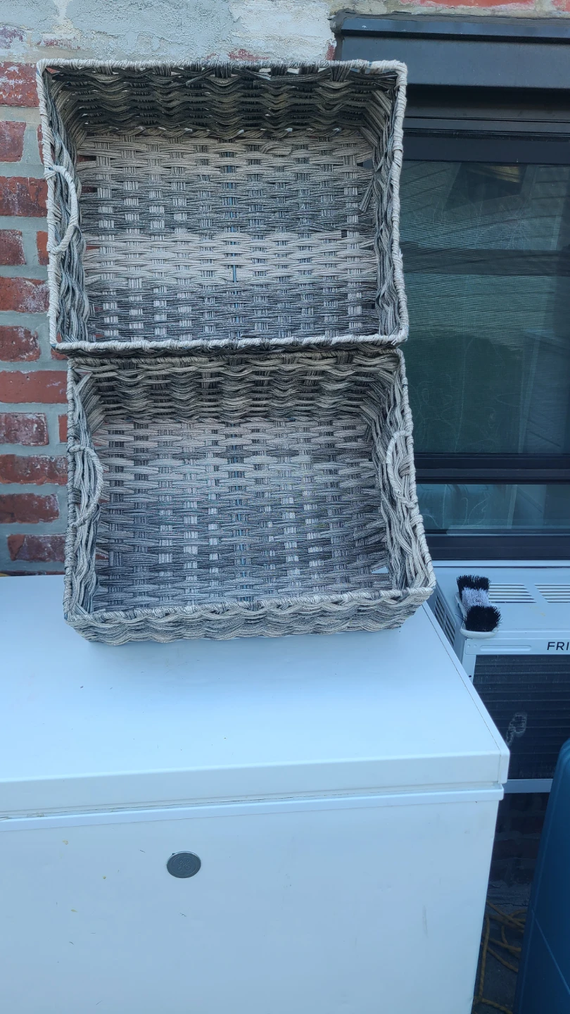 Woven Storage Baskets - Set of 2 - photo 3