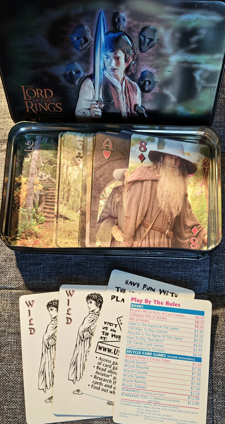 🌱LOTR: Limited Edition Cards+Tin💍The Fellowship Of The Ring - photo 4