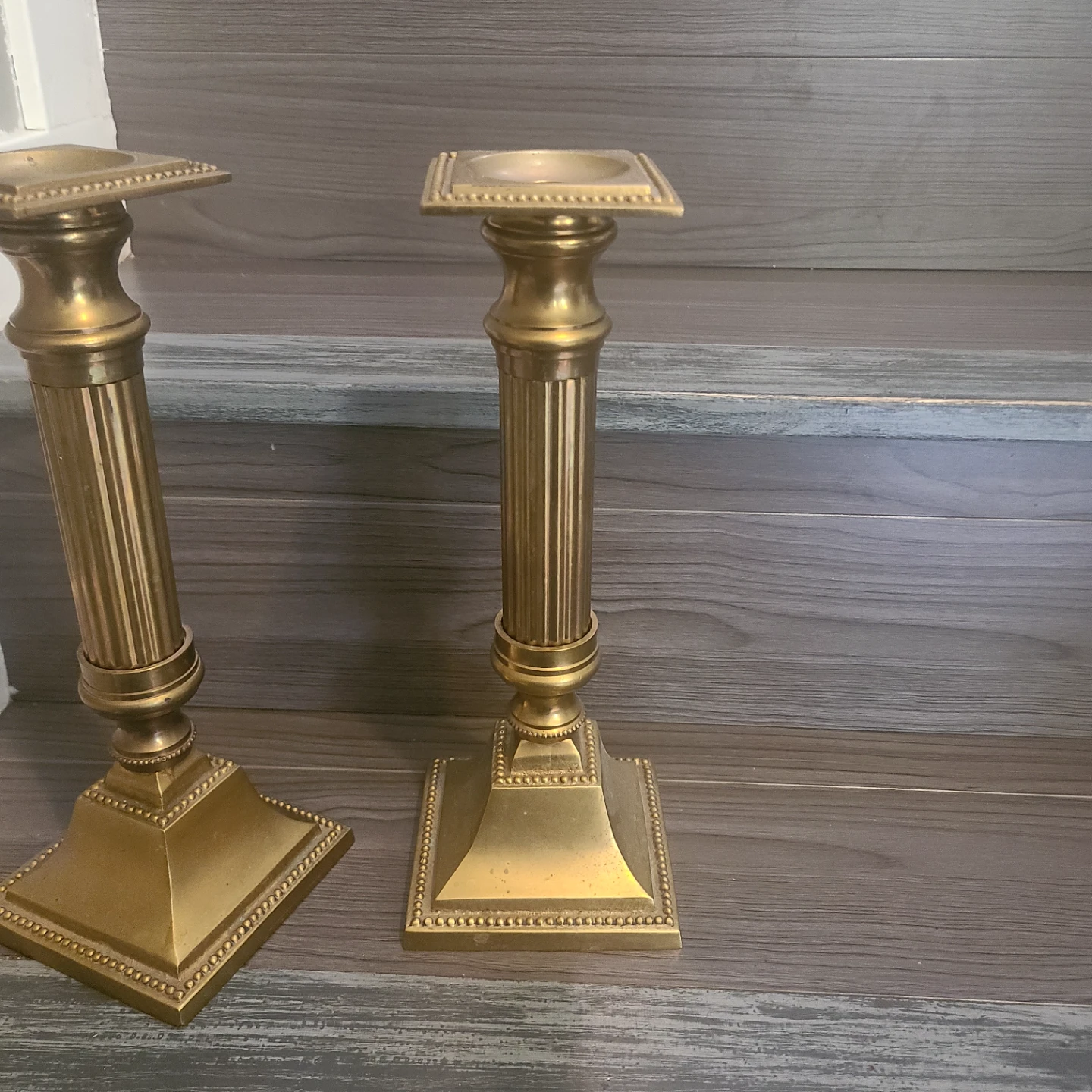 Brass Candlesticks - Pair - photo 4