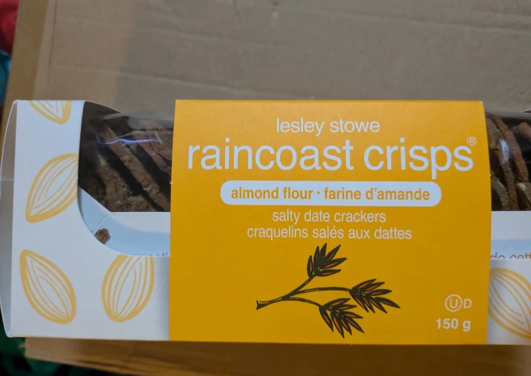 Lesley Stowe Raincoast Crisps Salty Date Crackers - photo 3