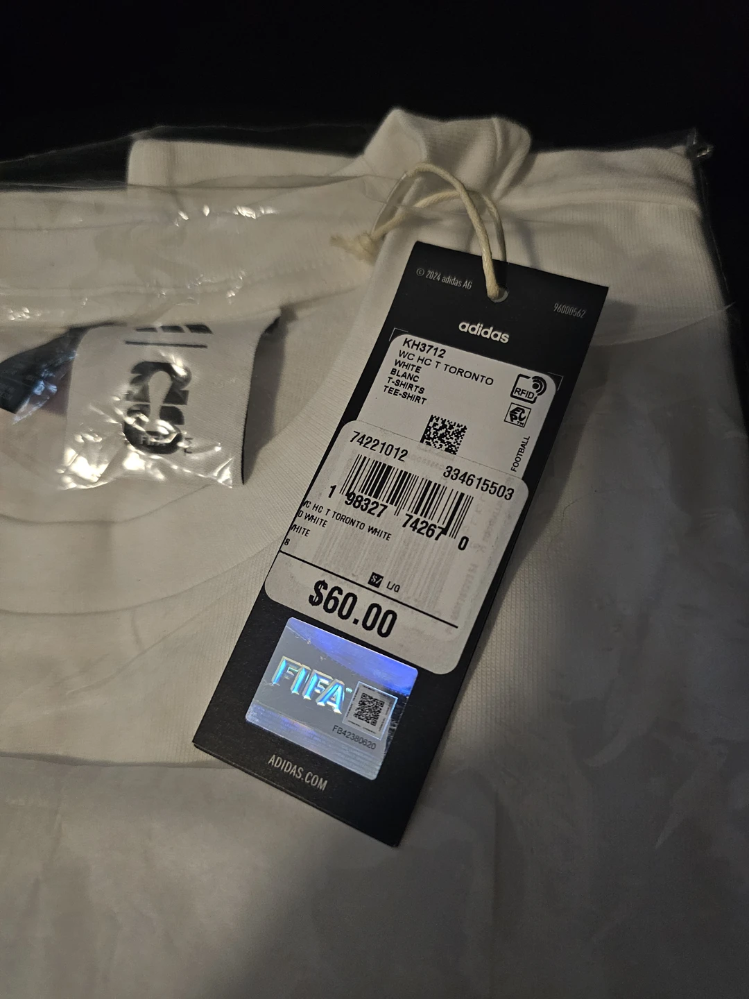 (BNIB) Adidas WC HC T Toronto T-Shirt - photo 2