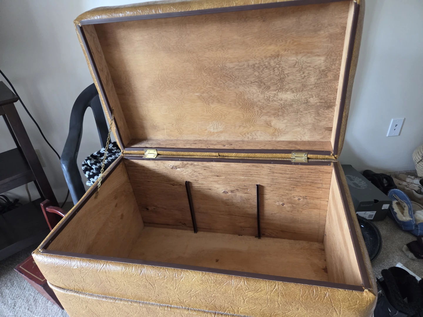 Vintage Storage Ottoman Trunk - photo 3