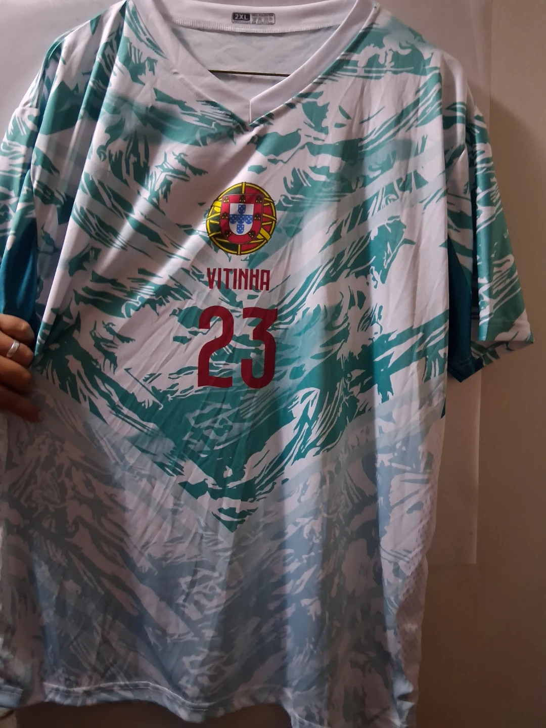 Portugal Football Jersey Vitinha #23 size 2XL