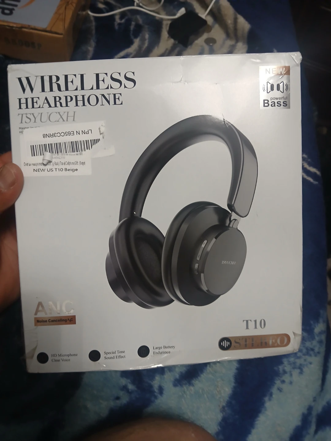 TSUYCXH T10 Wireless Noise Cancelling Headphones
