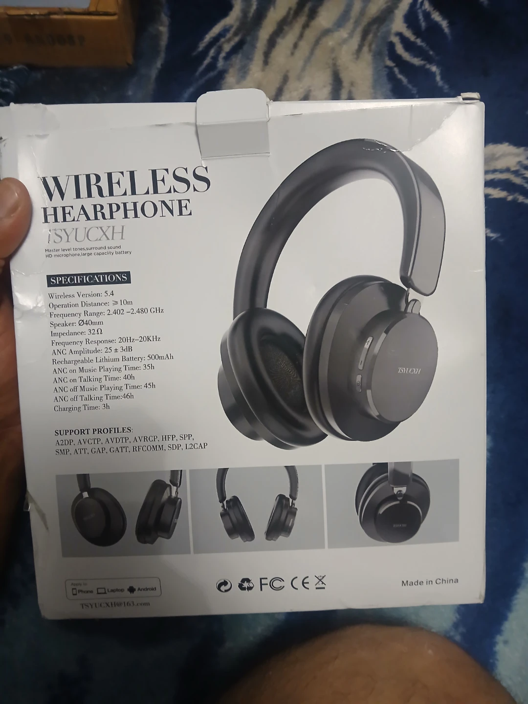 TSUYCXH T10 Wireless Noise Cancelling Headphones - photo 3