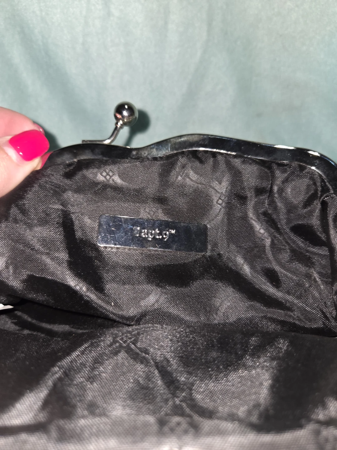 Apt 9 Tapestry  Crossbody Clutch Bag Strap Kisslock Closure - photo 4