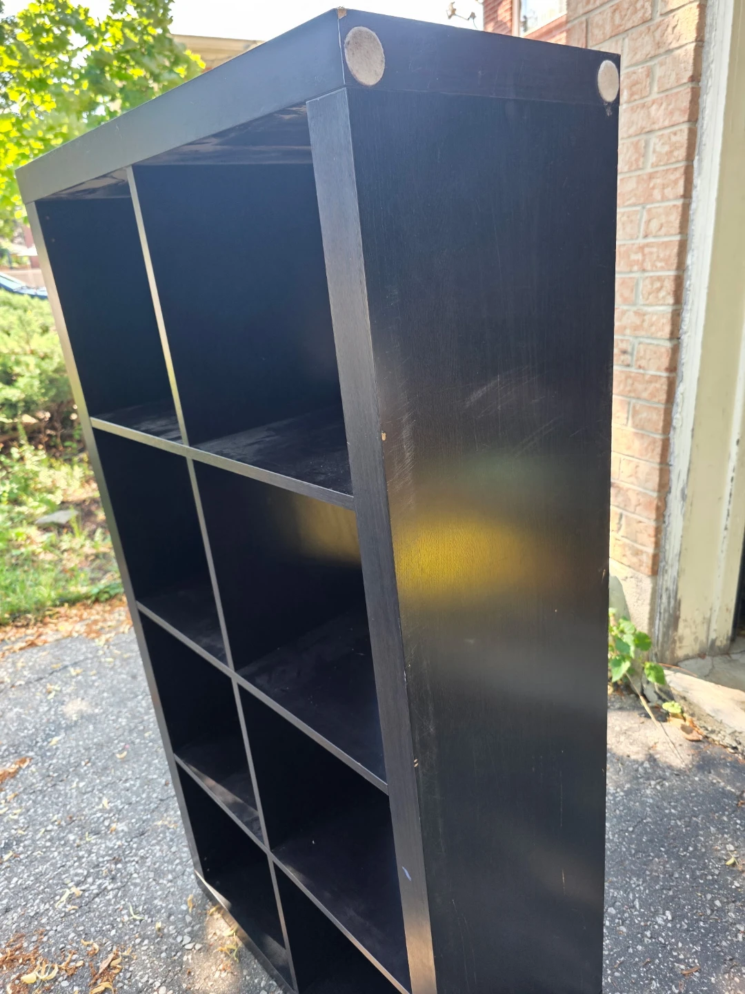 Black 8-Cube Storage Shelf - photo 5