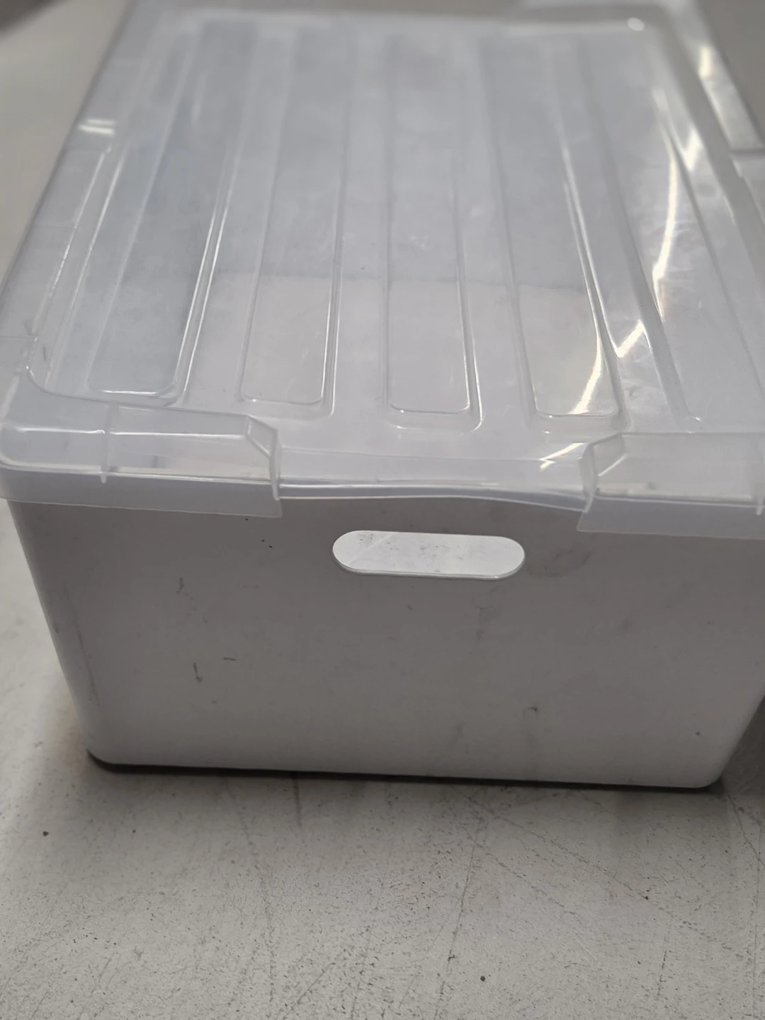 Plastic Storage Bin with Lid - photo 3