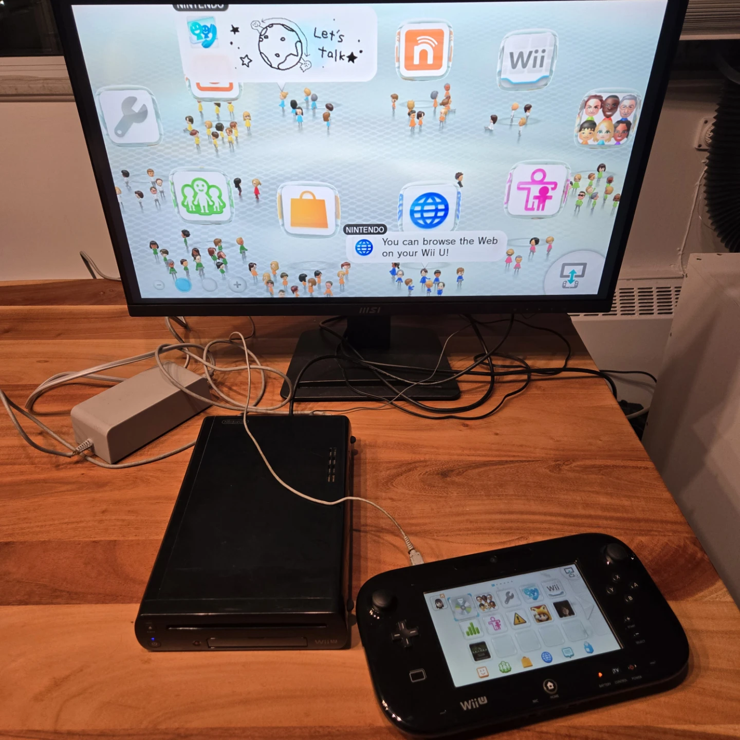Nintendo Wii U. Good condition. See description. - photo 3