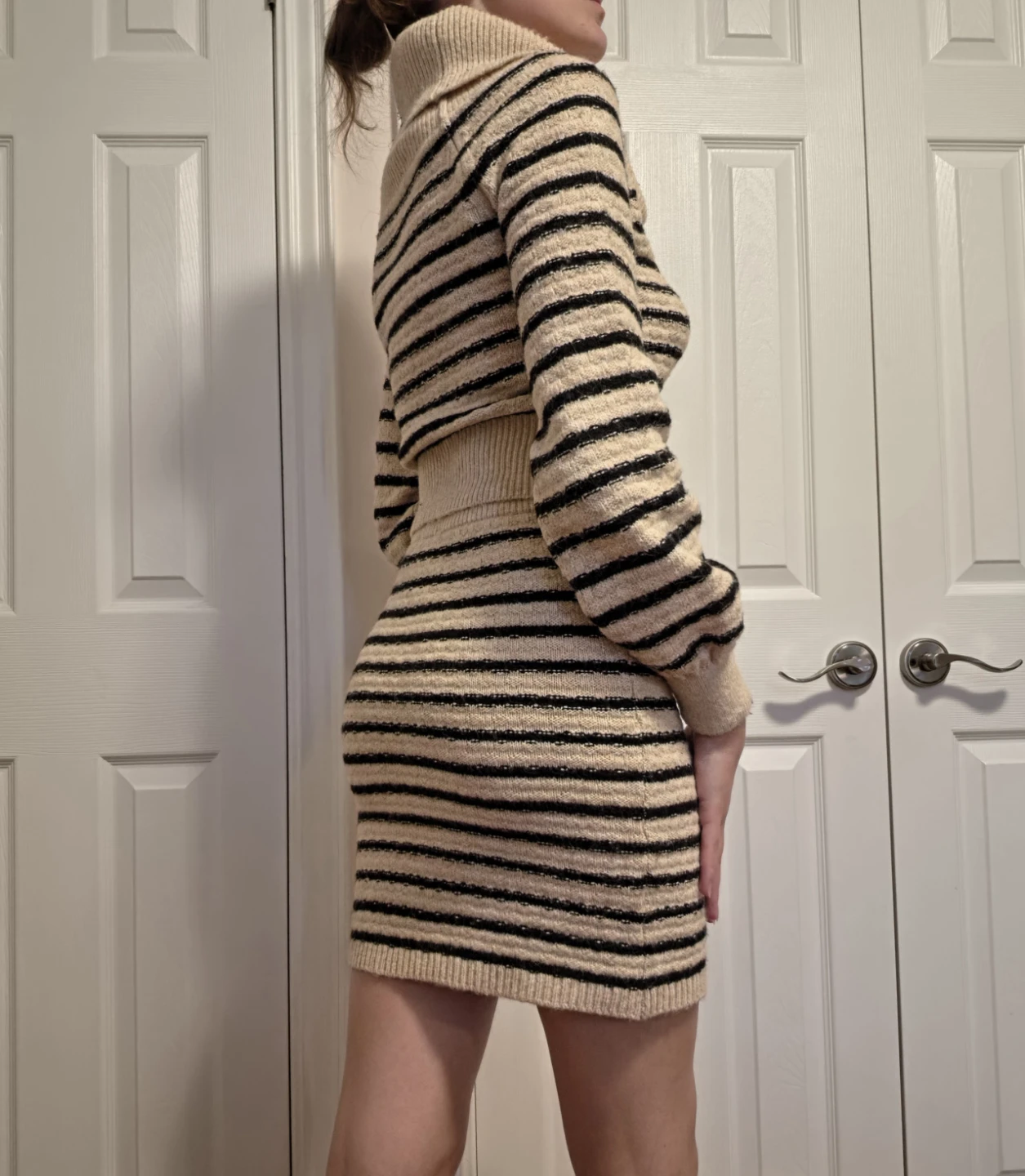 Freshman 1996 Striped Sweater and Skirt Set - photo 2