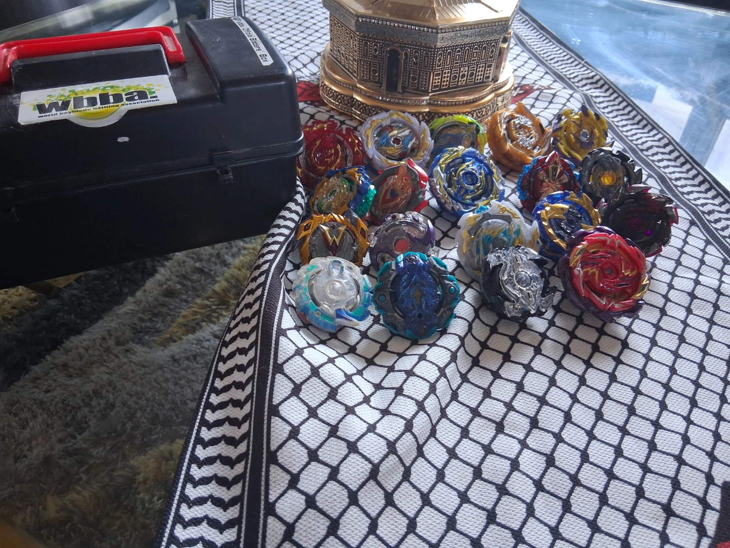 Beyblade Lot with WBBA Battling Box