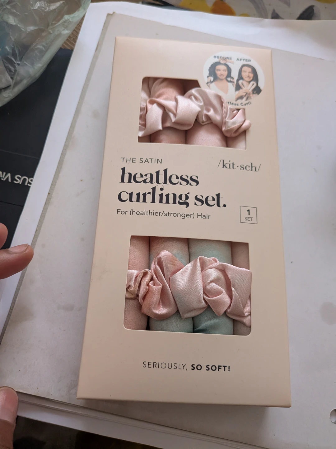 Kitsch Satin Heatless Curling Set