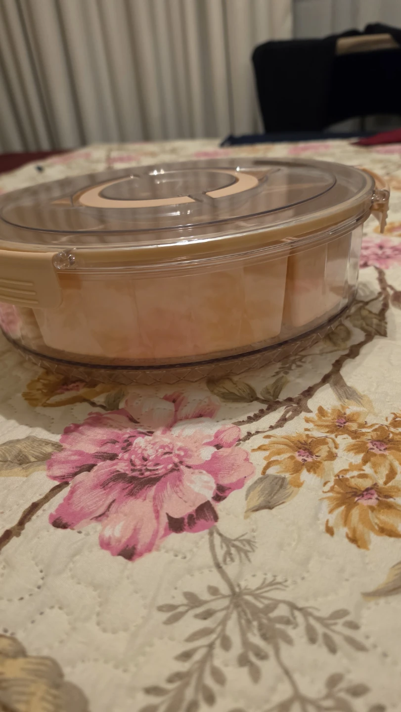 Round Divided Serving Platter caddy! - photo 2