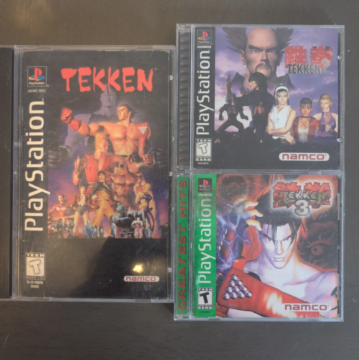 Tekken 1 , 2 & 3 PlayStation Games