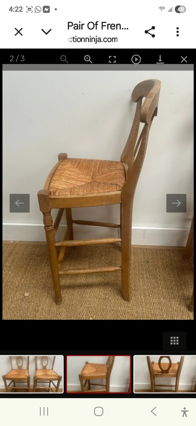 Pair of French Country Chairs - photo 3