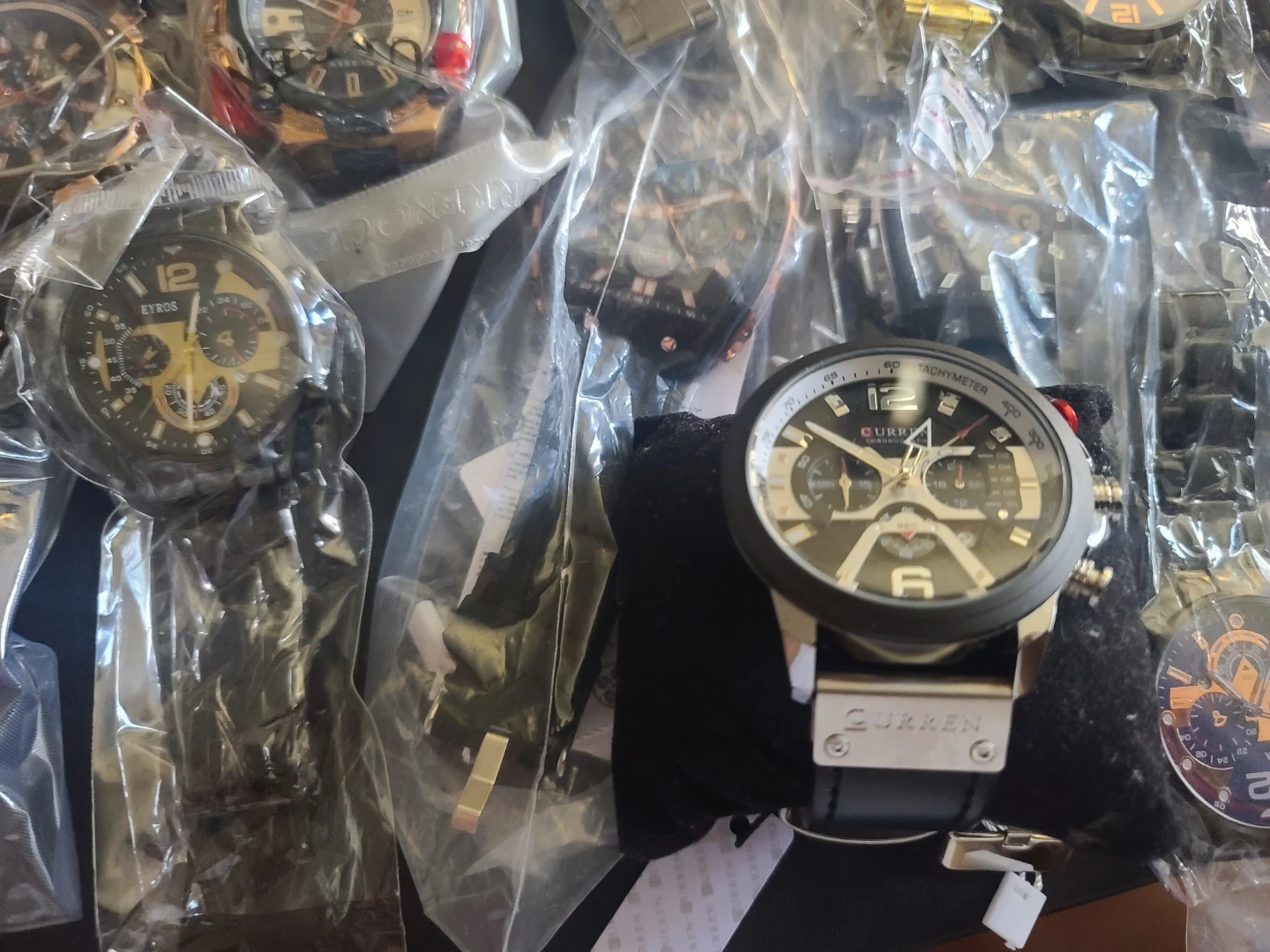 Curren & Eyros Men's Watches Lot - photo 4