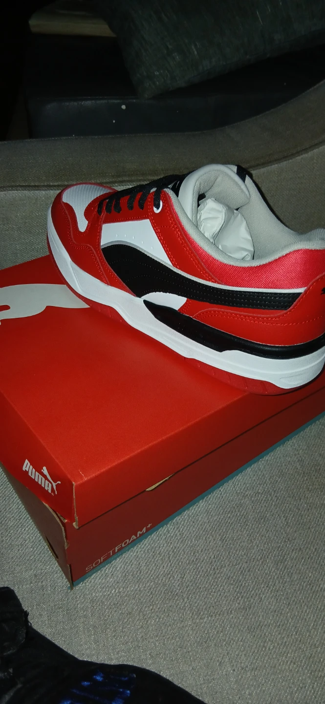 Puma Sneakers Red, White and Black