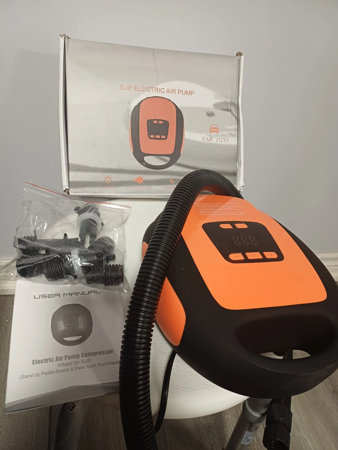 SUP Electric Air Pump Compressor - 12V Car