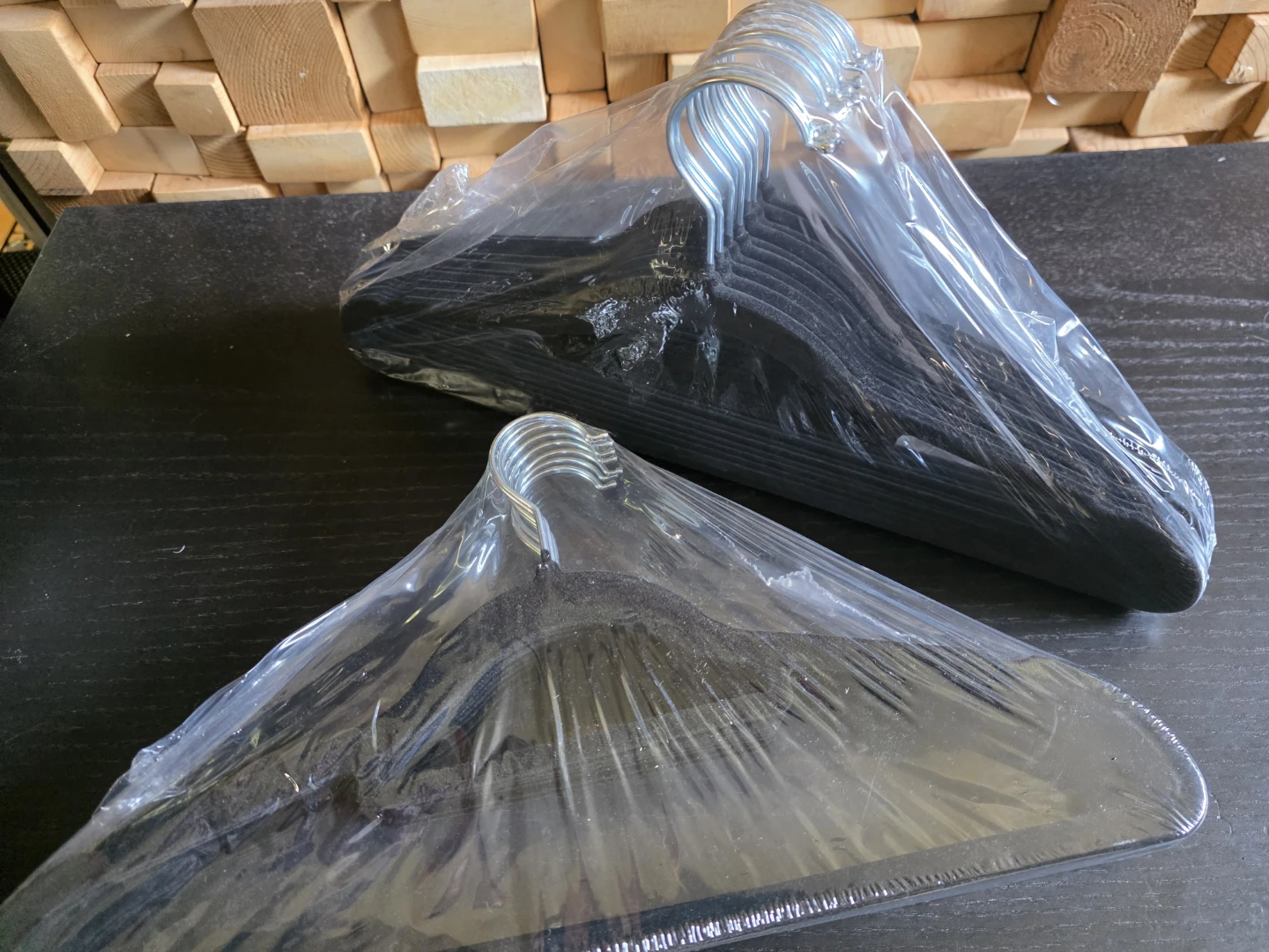 Black Velvet Hangers