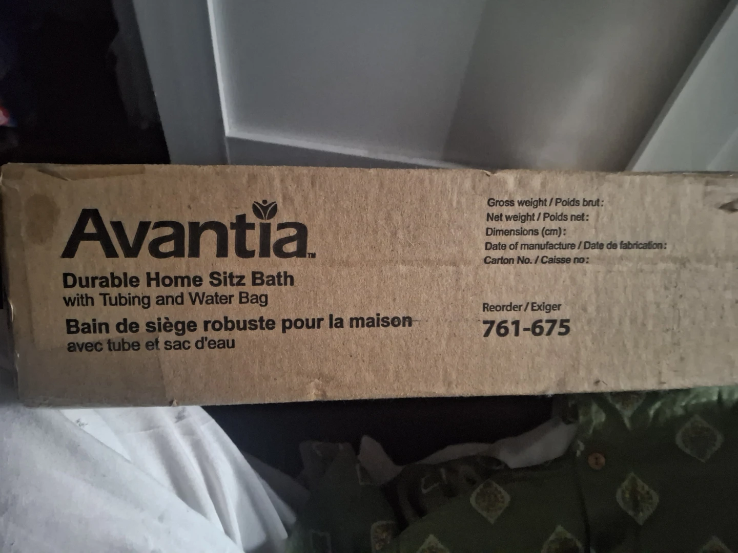 Avantia Durable Home Sitz Bath with Tubing and Water Bag - photo 4
