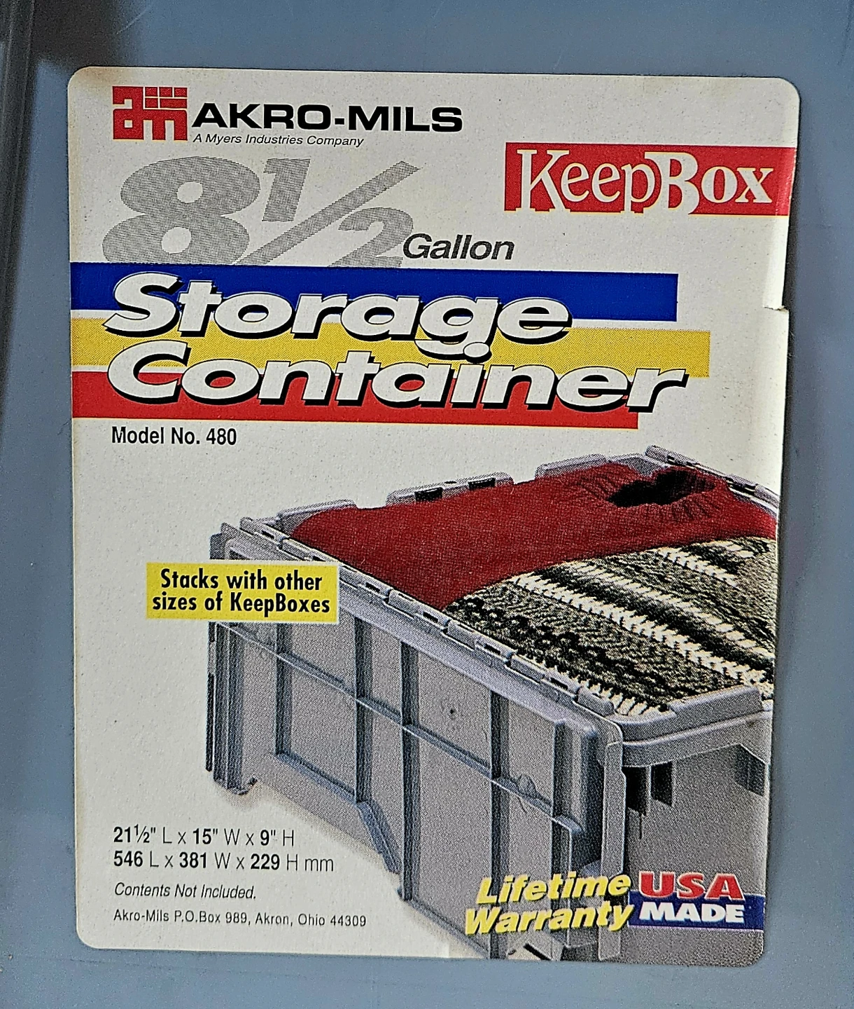 Akro-Mils KeepBox 8 1/2 Gallon Storage Container ✨️ - photo 3