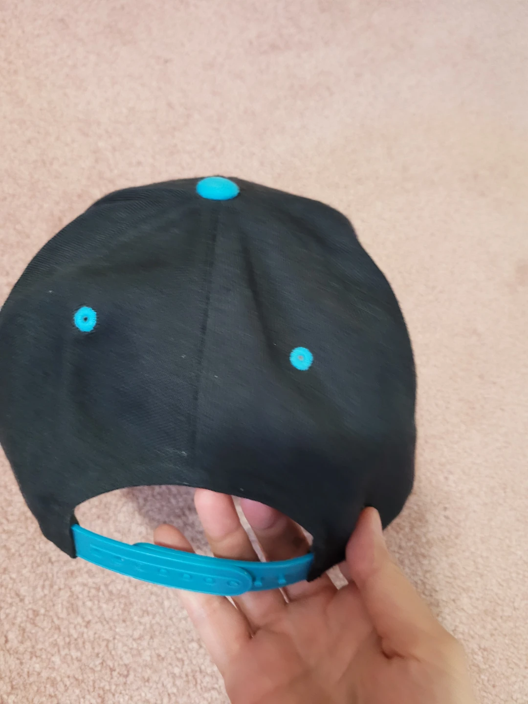 Lids Snapback Hat - Black, Blue, Green - photo 2