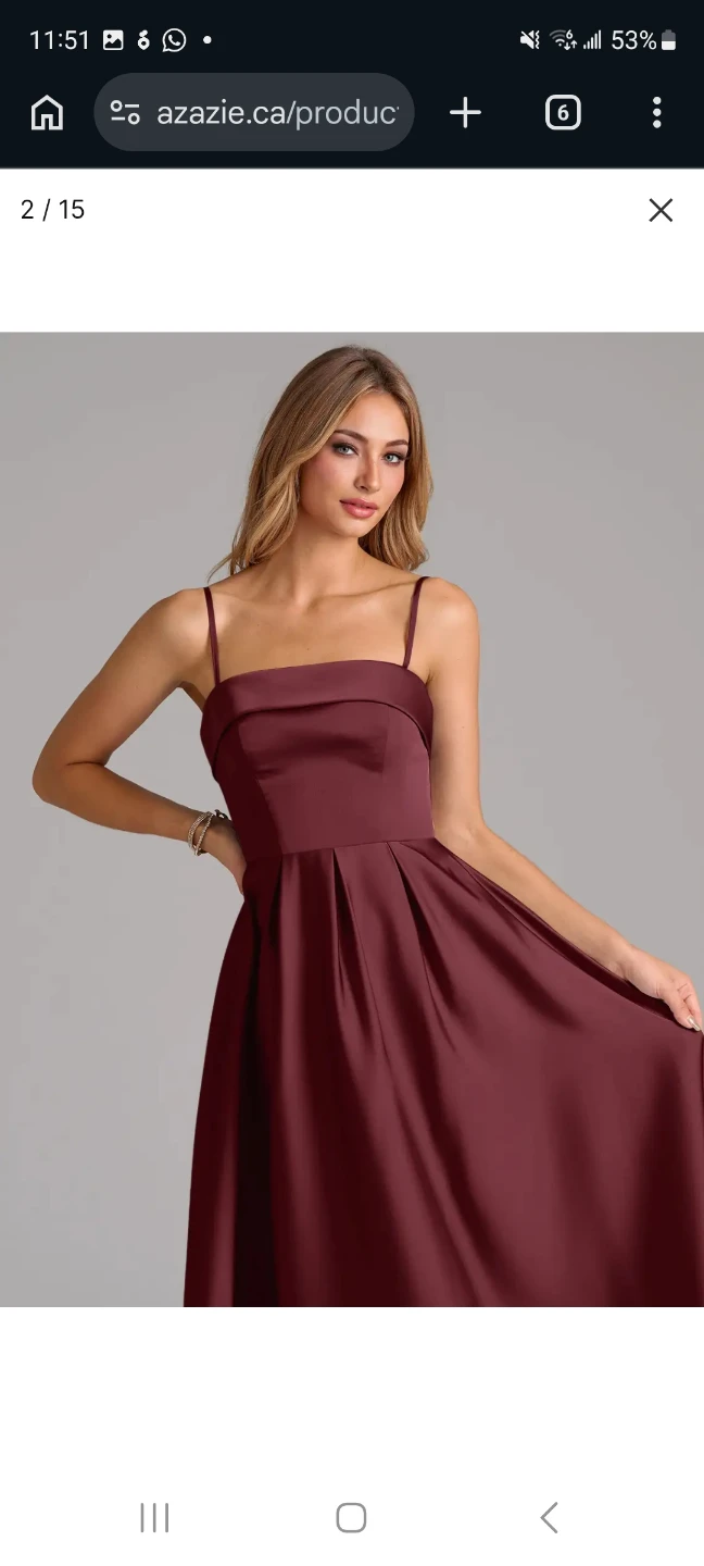 Azazie Strapless Maxi Dress - photo 3