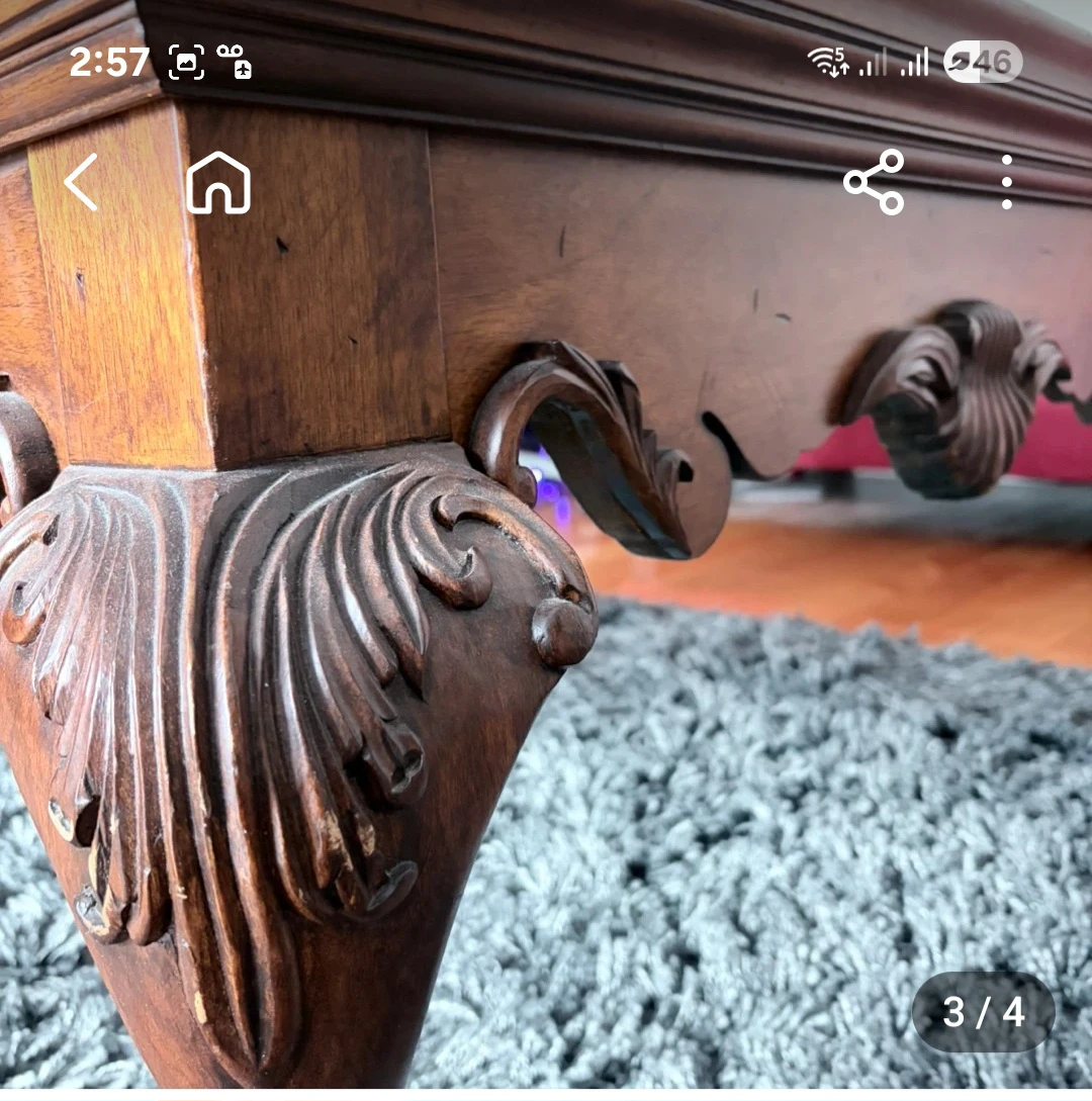 Vintage Wooden Coffee Table - photo 3