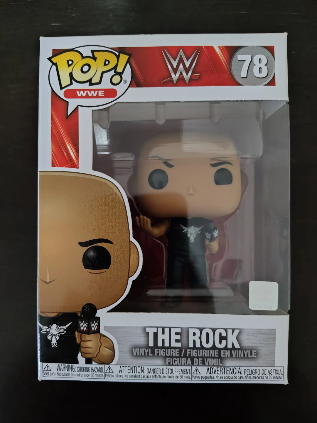 Funko Pop! WWE The Rock #78 – Excellent Condition