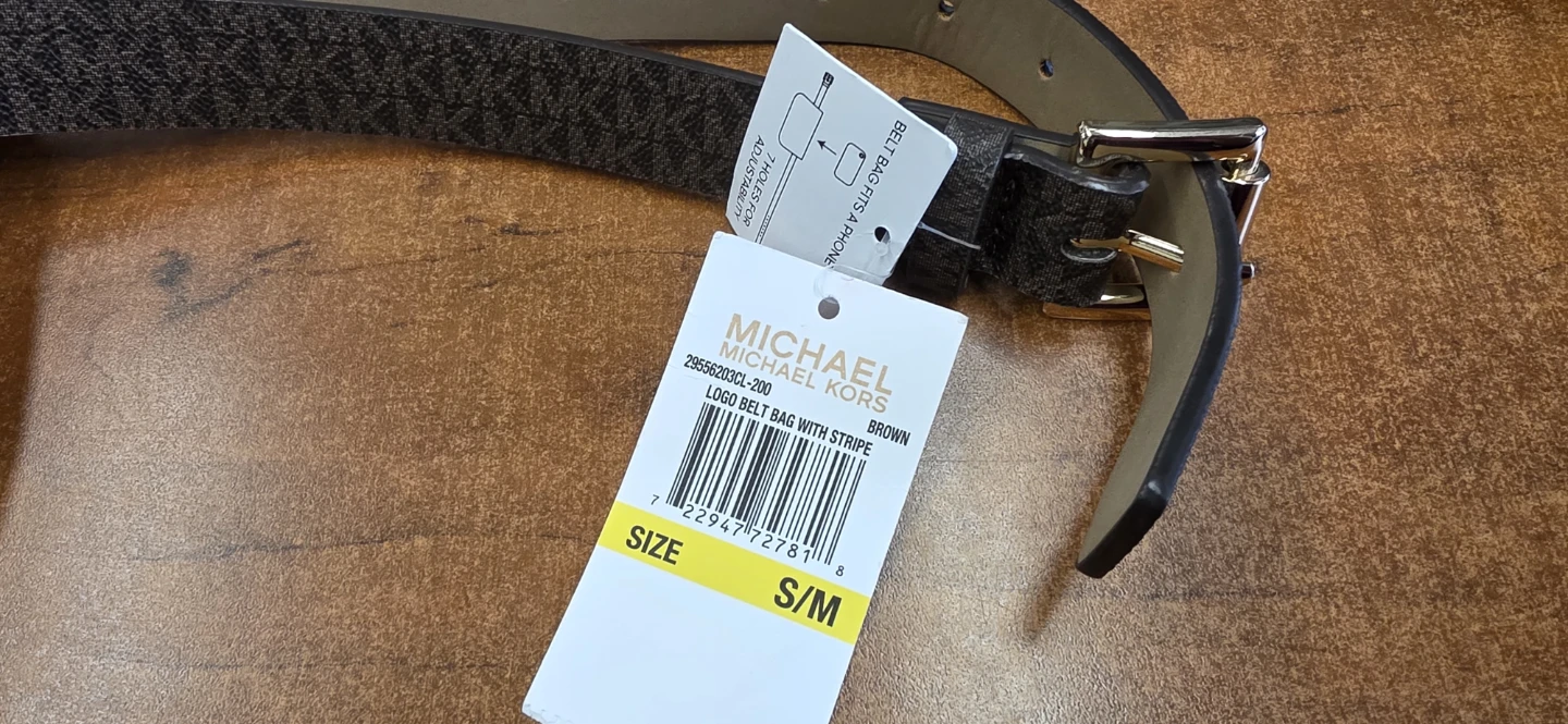 Michael Kors Logo Belt Bag with Stripe - photo 3