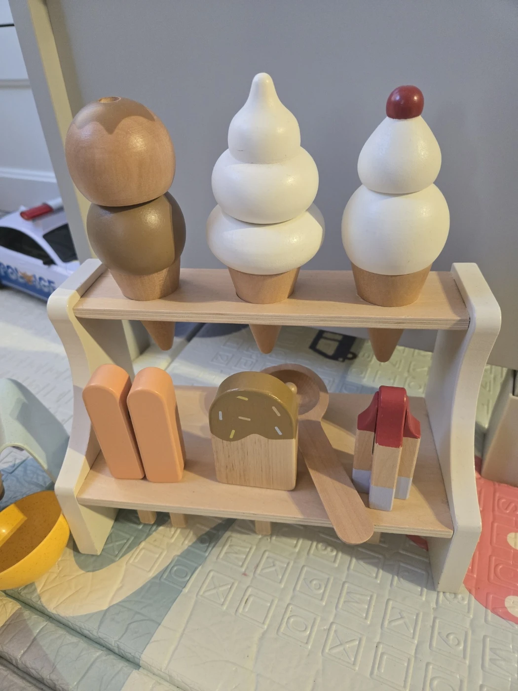 Wooden Ice Cream and Toy Food Set - photo 2