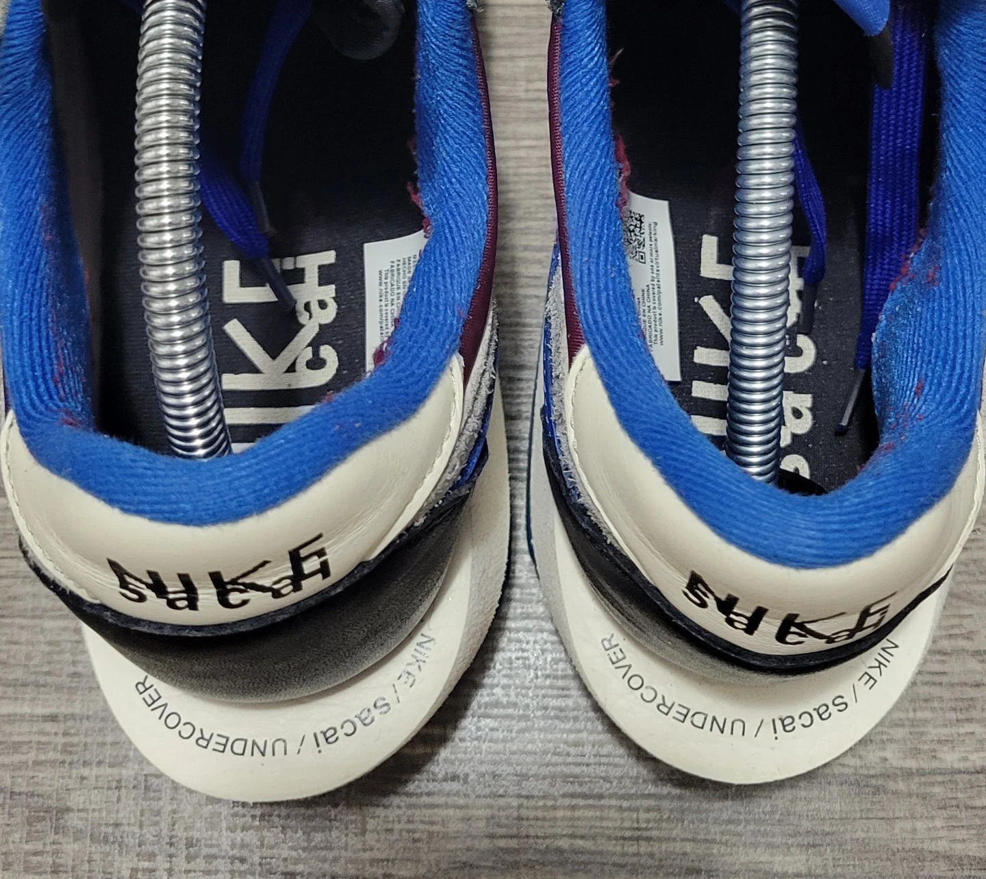 Nike Sacai Undercover LDWaffle "Night Maroon" Size 10.5 - photo 3