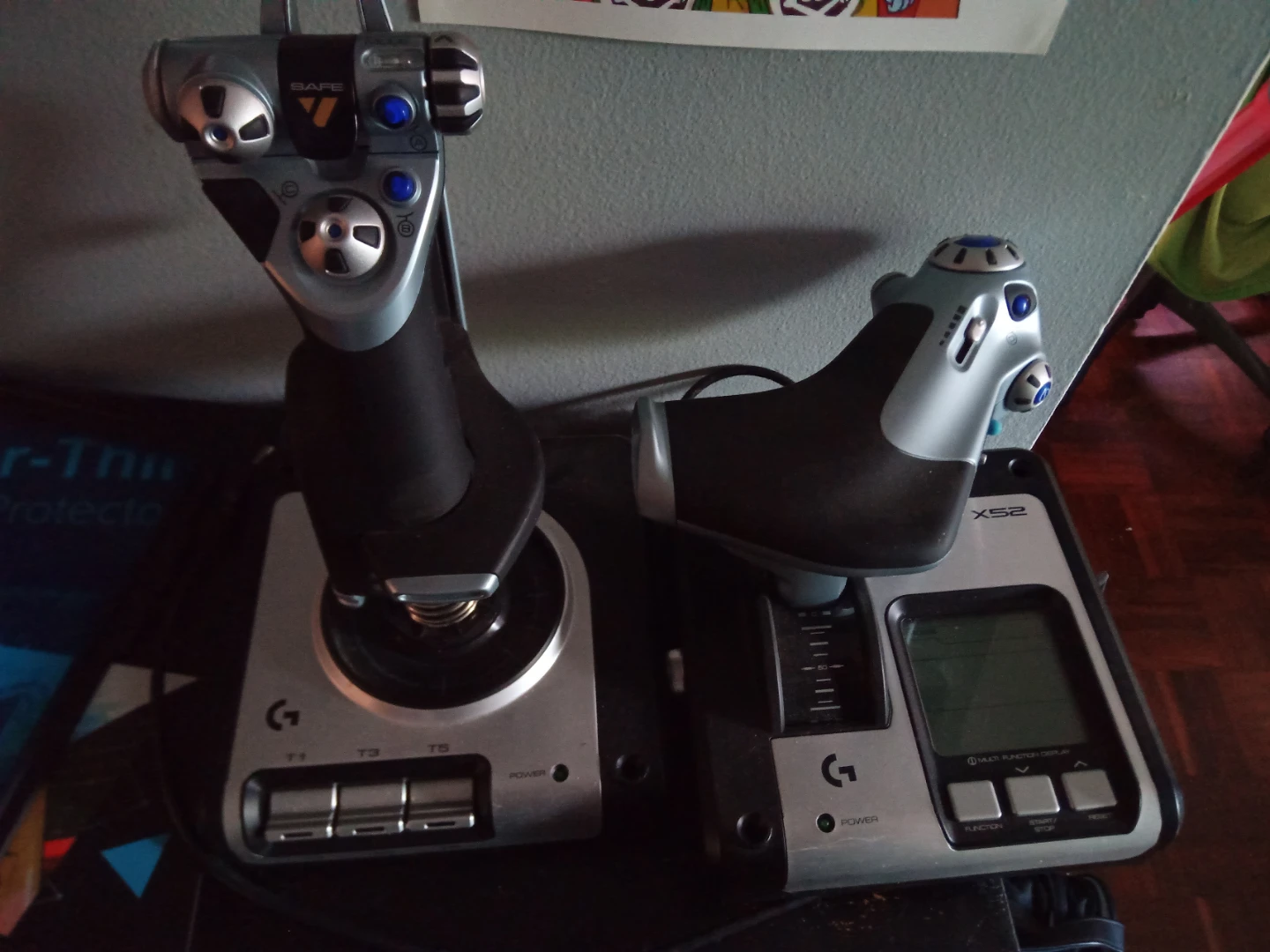 Logitech G Saitek X52 Flight Joystick and Throttle