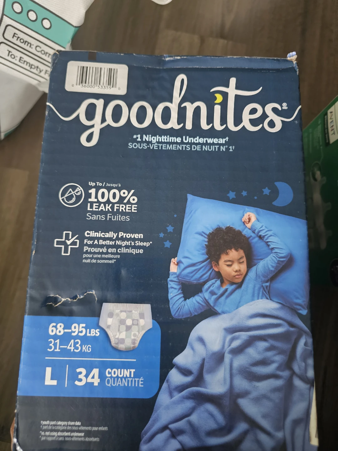 GoodNites Boys' Nighttime Underwear - Size L