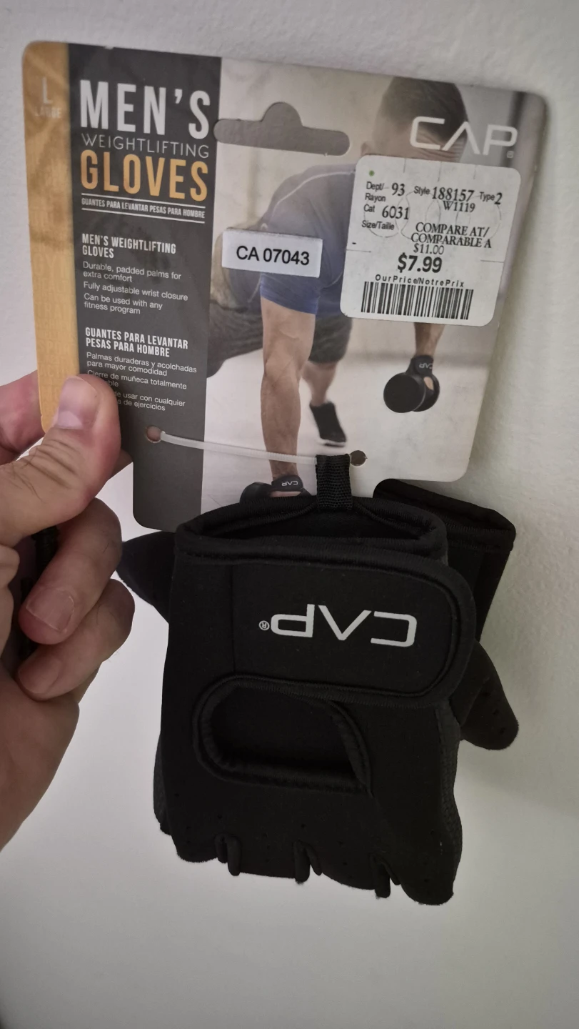 CAP Men's Weightlifting Gloves