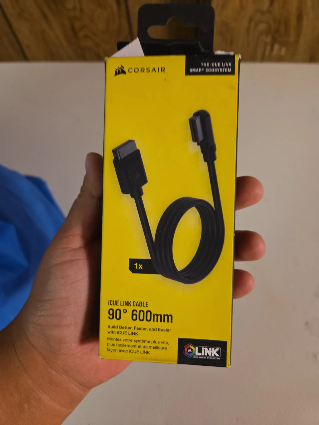 Corsair iCUE LINK 90° 600mm Cable