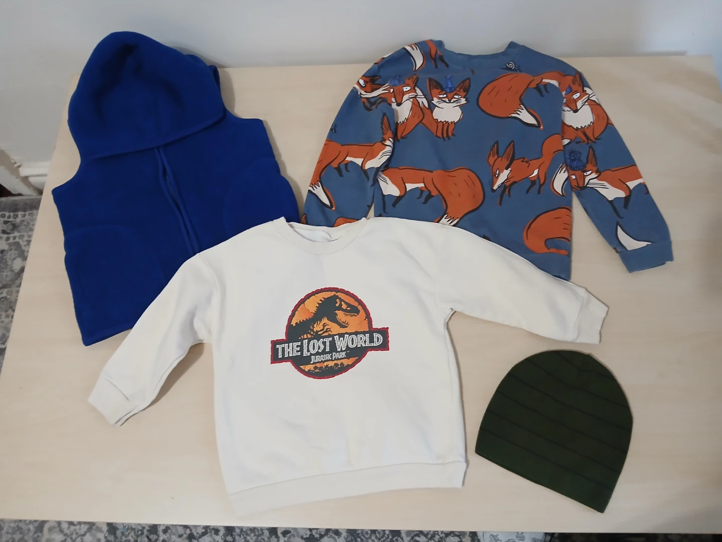 Kids' Clothing Bundle - Sweaters, Vest, and Hat - photo 2