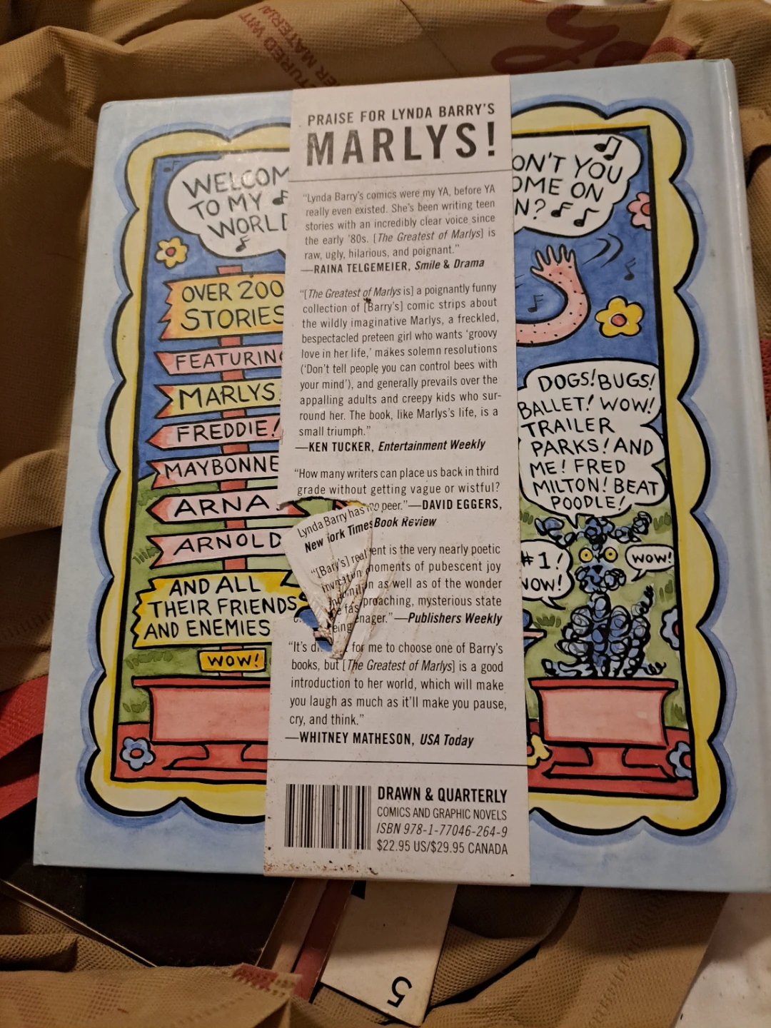 The Greatest! Marlys! by Lynda Barry Comic Book - photo 2