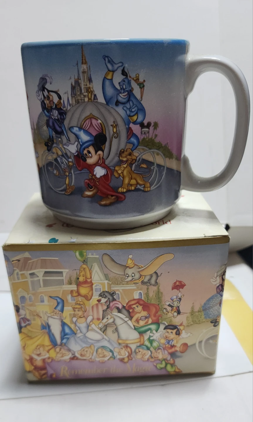Vintage Walt Disney World 25th Anniversary mug