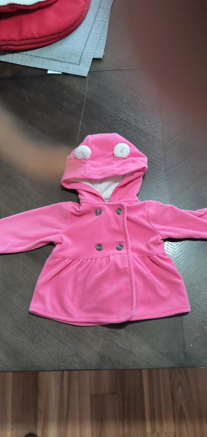 Carter's Pink Fleece Hoodie Jacket