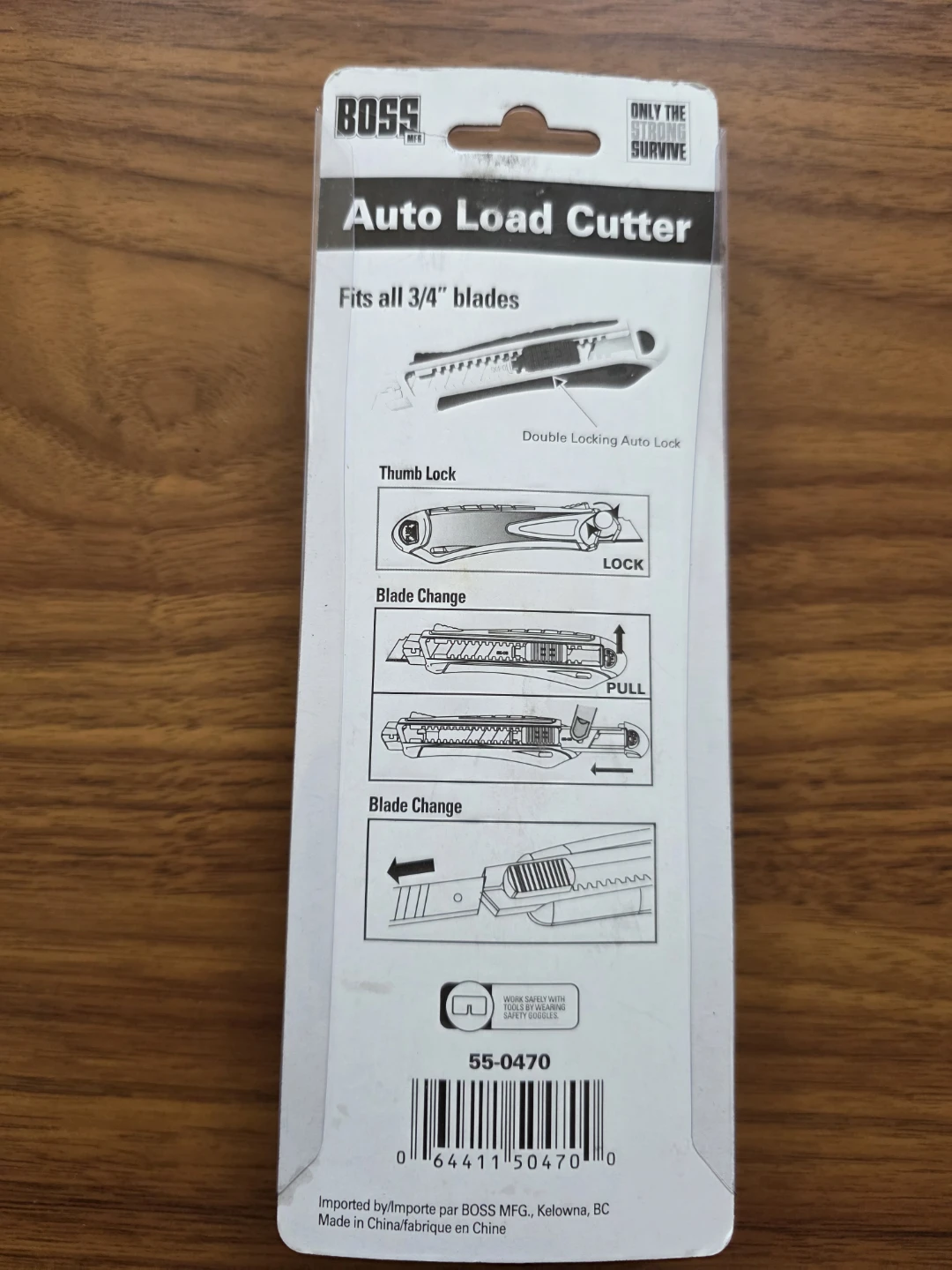 BOSS Auto Load Cutter Utility Knife - photo 2