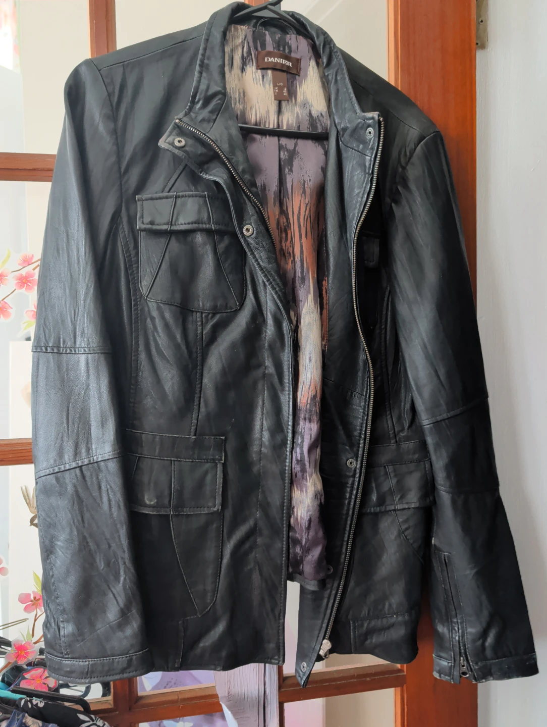 DANIER Black Leather Jacket