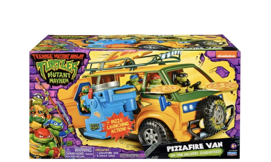 Teenage Mutant Ninja Turtles Mutant Mayhem Pizzafire Van Toy - photo 2