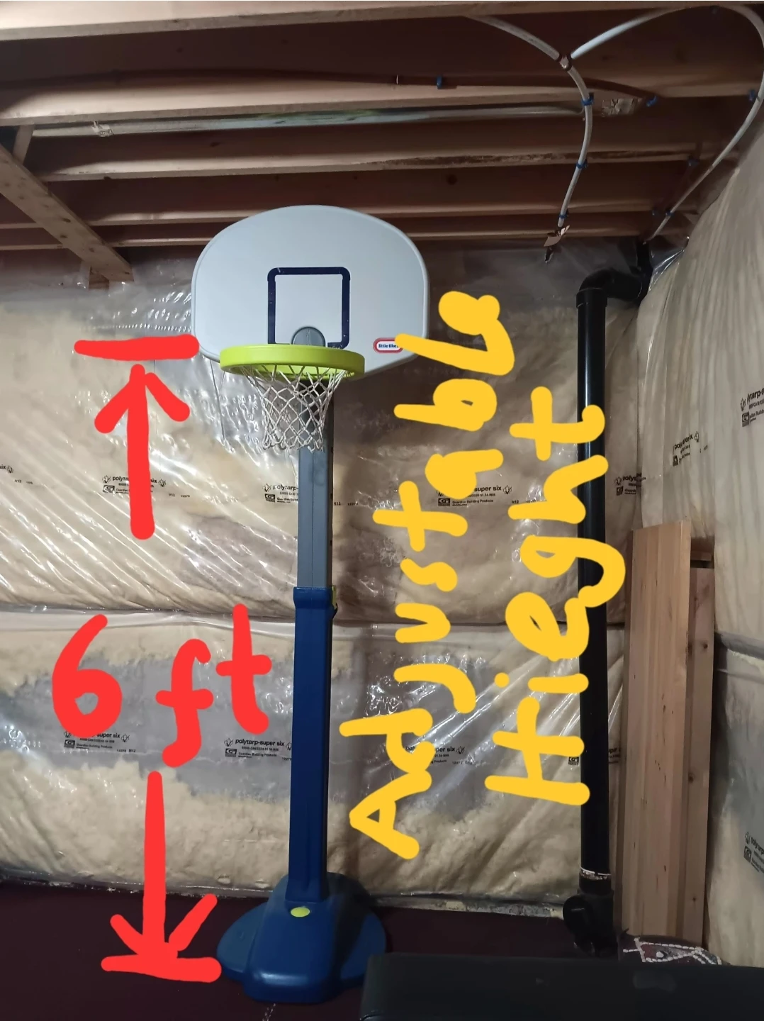 Little Tikes Adjustable Basketball Hoop